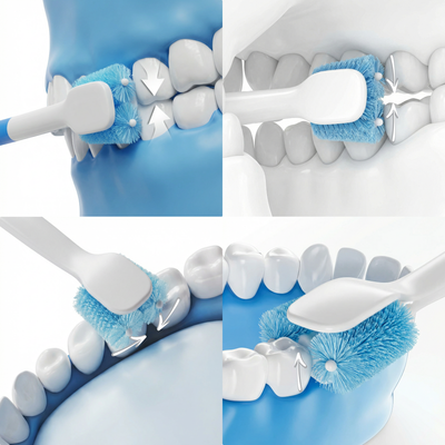 Elektrisk Tannbørste – Dobbel Intelligent Rotasjon 